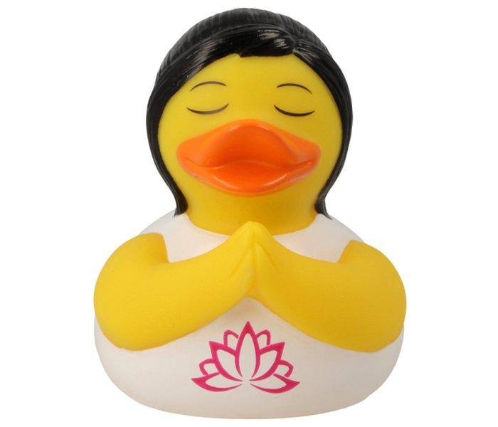 Gumena igračka Lilalu patka za kupanje joga