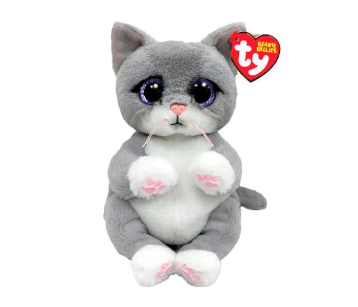 TY PLIŠ Igračka Ty Pliš siva mačka 24cm, medium