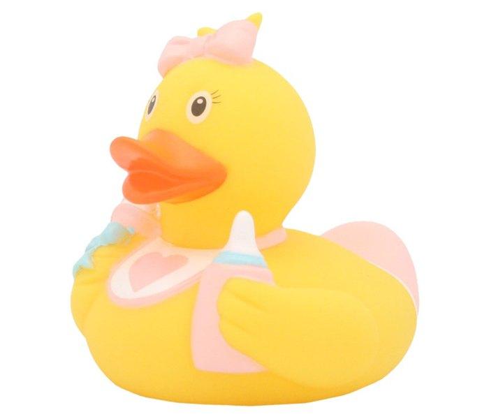 Gumena igračka Lilalu patka za kupanje beba djevojčica