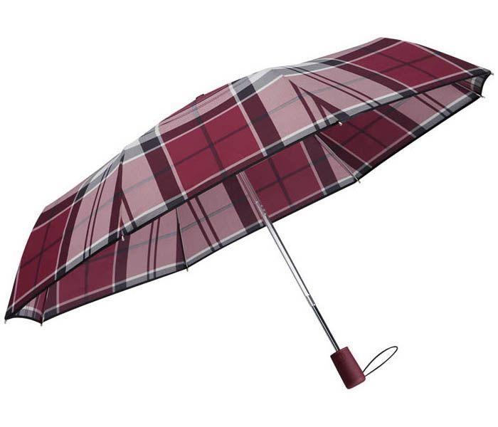 Samsonite Kišobran Alu drop auto o/c Garnet Red Check