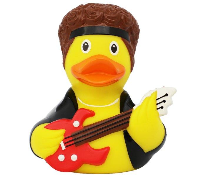 Gumena igracka Lilalu patka za kupanje rok zvijezda