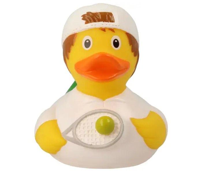 Gumena igračka Lilalu patka za kupanje teniser