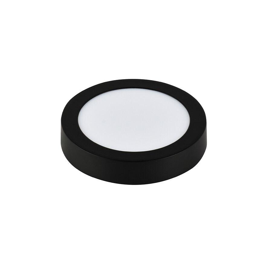 E-light LED panel 24W, Okrugli, Nadgradni 3000K, Crni