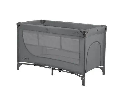 KikkaBoo Prenosivi krevetac za bebe So Gifted, Na dva nivoa, Sivi