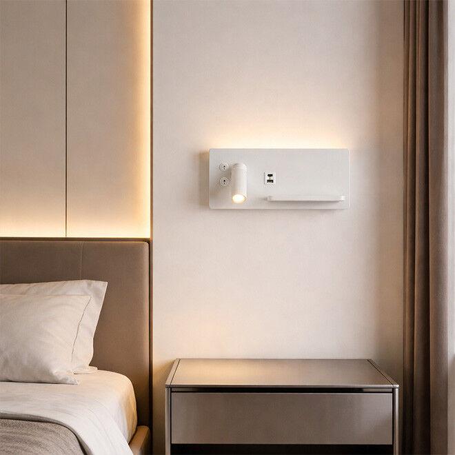 Mass light Zidna lampa LED Beckel ML-5825-3W+8W, Desna, Bijela