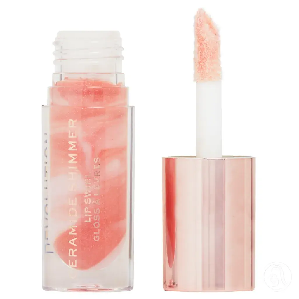 Revolution Sjaj za usne Ceramide Lip Swirl Glitz Nude, 4.5 ml