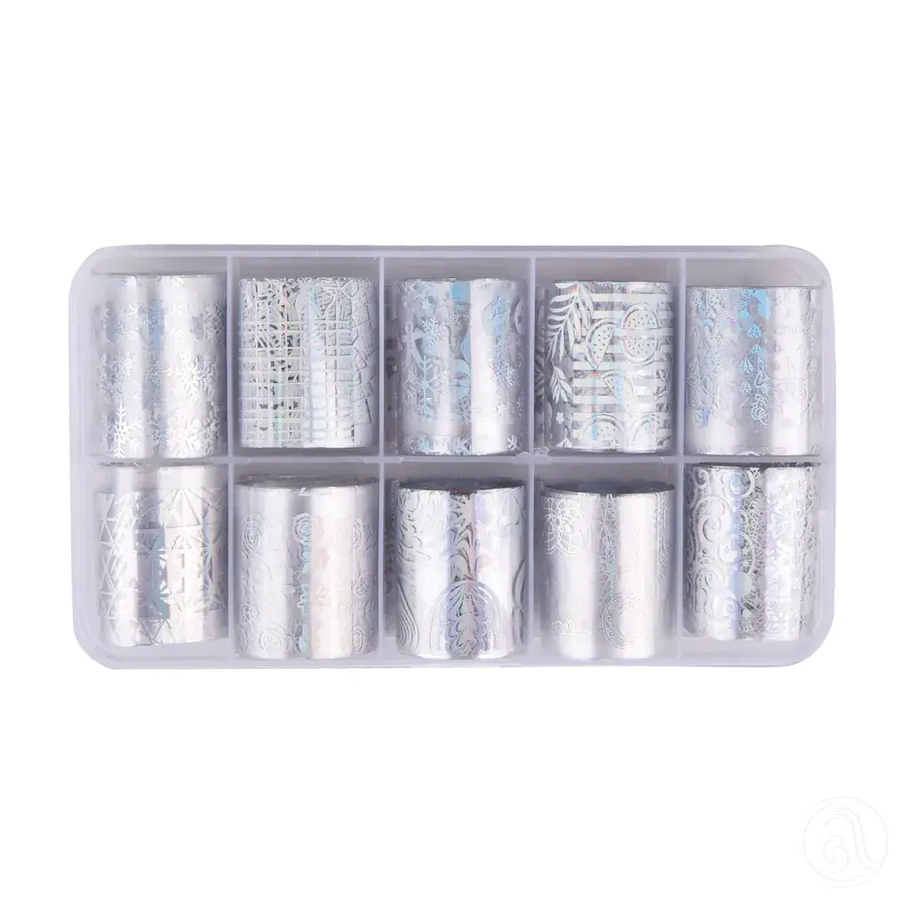 Perfect Nails Transfer folije za nokte TF007-27 Holografik, 10 komada