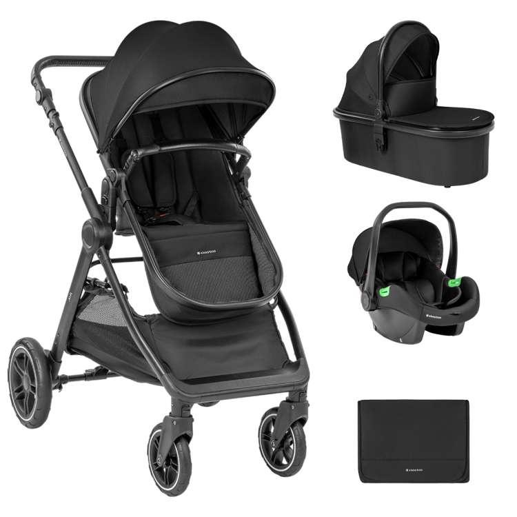 Kikka Boo Kolica Za Bebe Ava 3U1, Crna