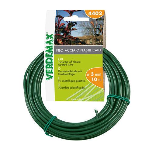 Verdemax Čelična žica, 10 m, Zelena
