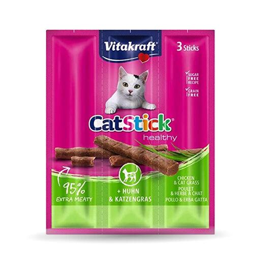 Vitakraft Poslastica za mačke Stick Per/Macja Trava, 18 g