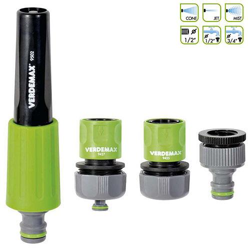 Verdemax Set Cijev za prskanje sa spojnicama 1/2"-3/4"