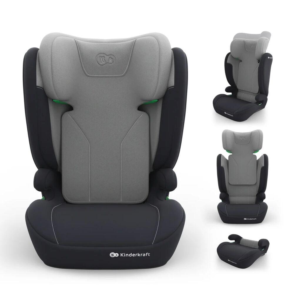 Kinderkraft Autosjediste za djecu I-Spark 2 Plus I Size, 100-150 cm, Sivo