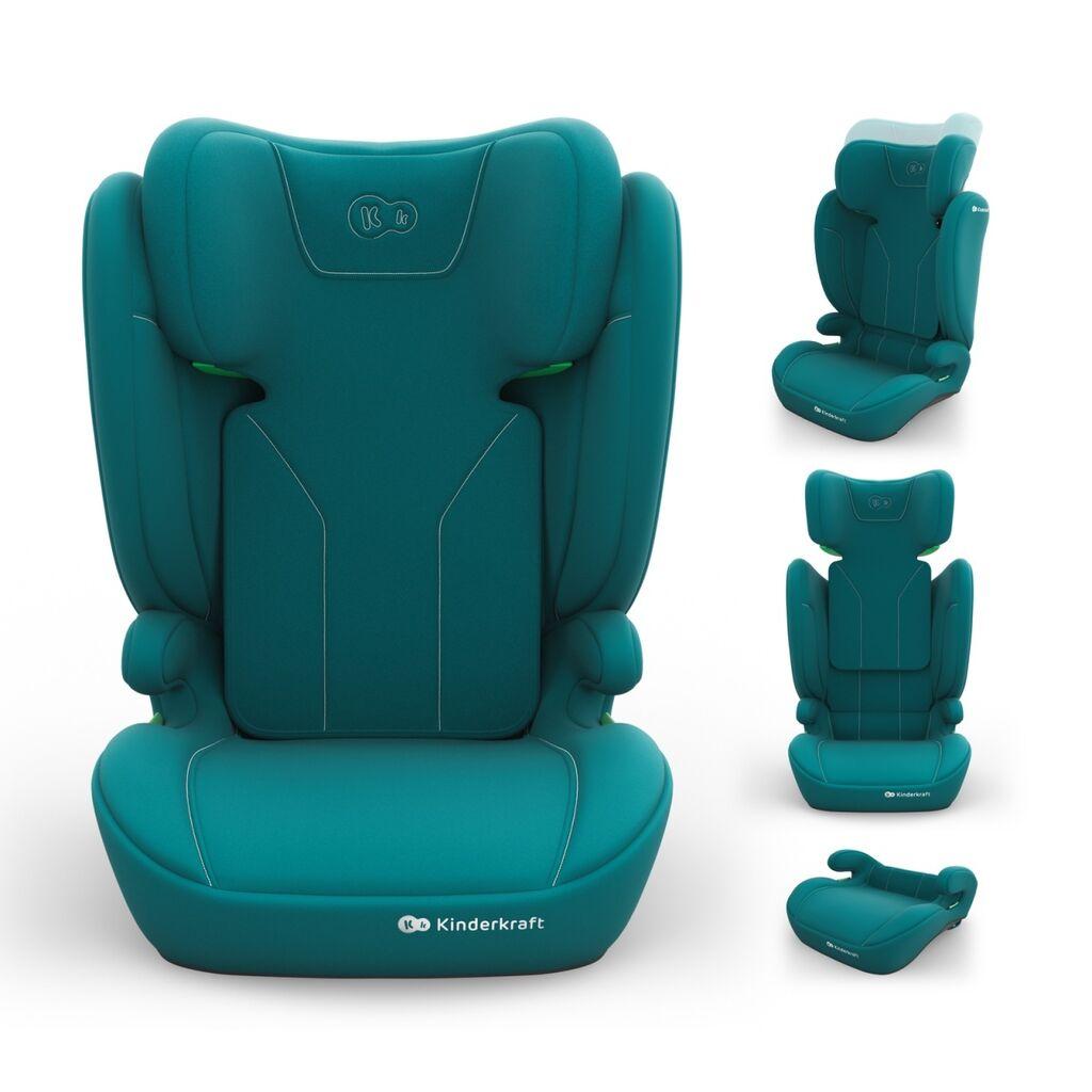 Kinderkraft Autosjediste za djecu I-Spark 2 Plus I Size, 100-150 cm, Zeleno