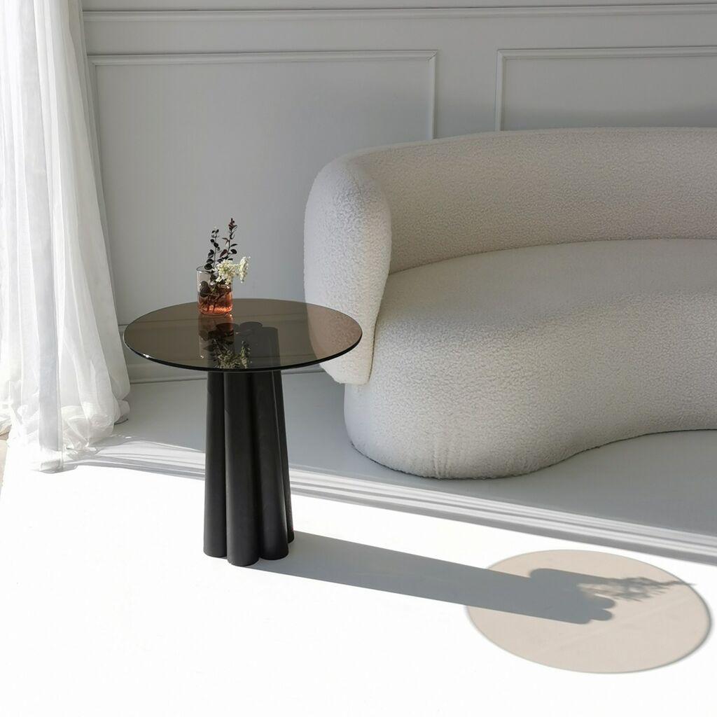 Hanah Home Club sto Thales, 50x50x50 cm, Smeđa