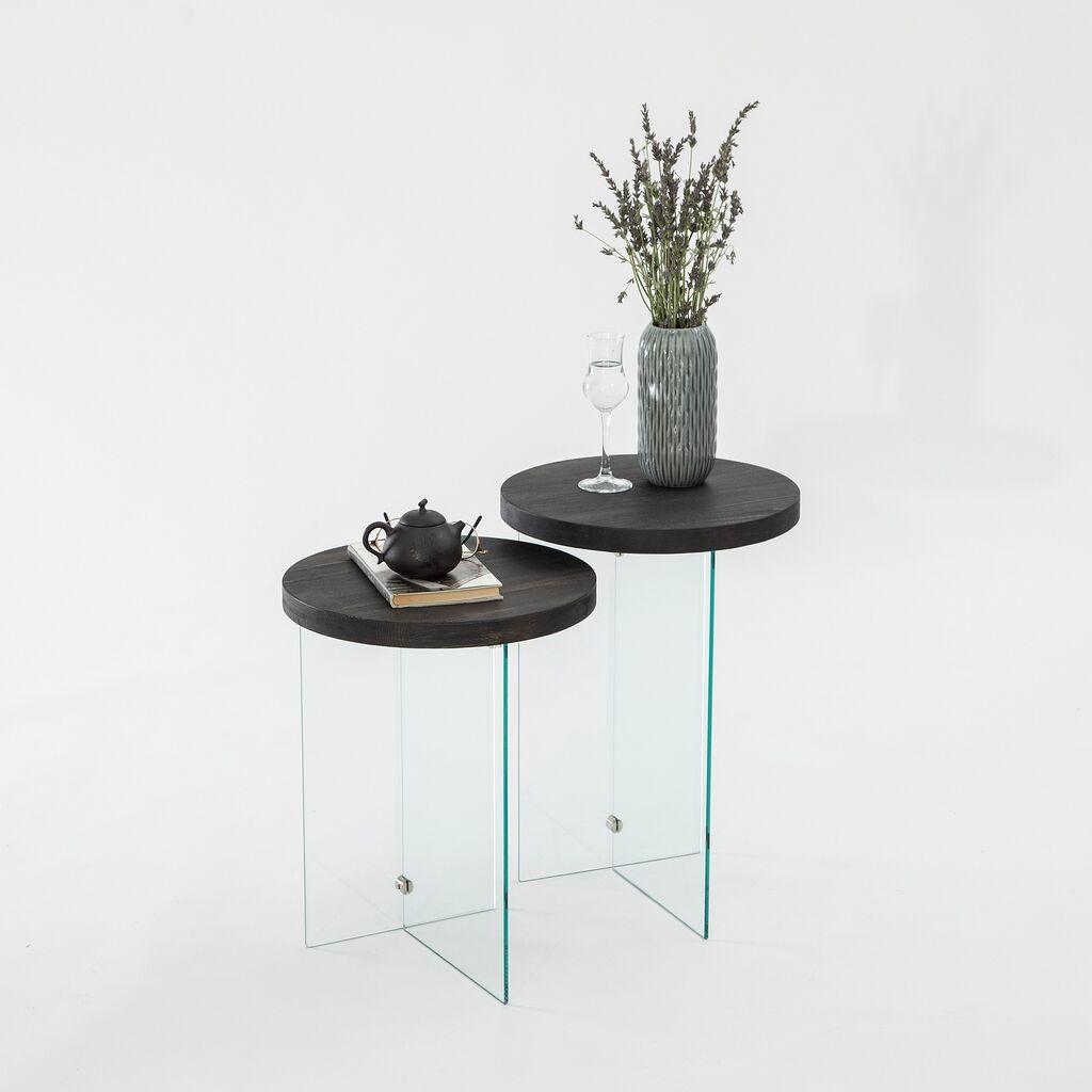 Hanah Home Serenity set klub stolova sa 2 dijela, antracit boja