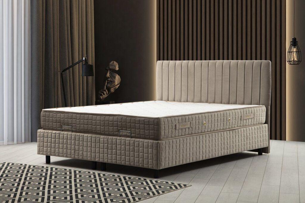 Hanah Home Francuski krevet Safir, 160x114x200 cm, Smeđa