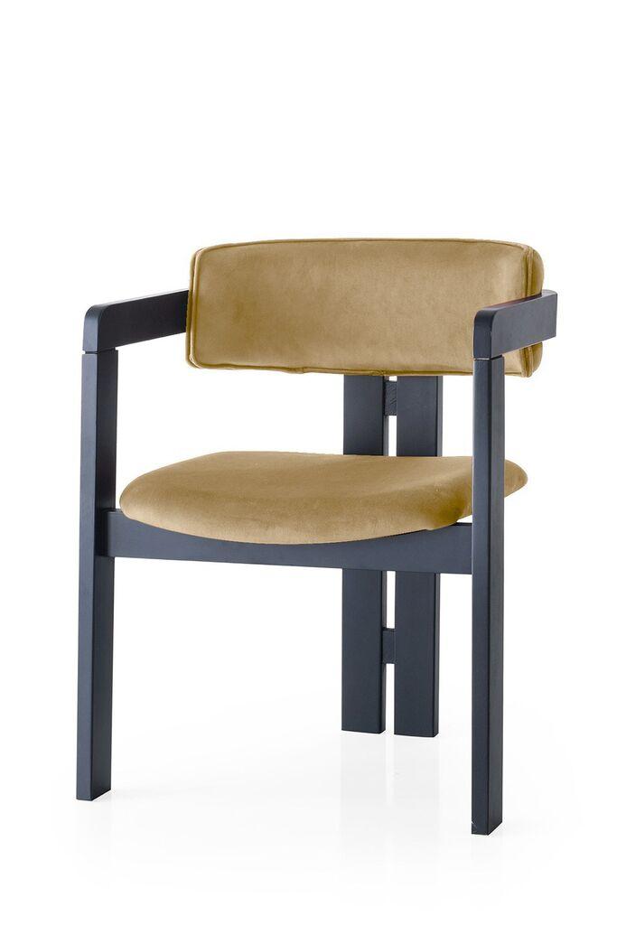 Hanah Home Trpezarijska stolica CO 021, 58x76x49 cm, Oker