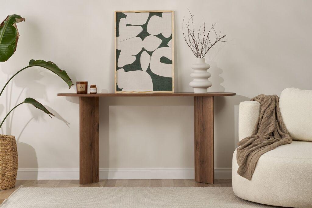 Nordure Konzola Sira VNT, 75x35x150 cm, Boja oraha
