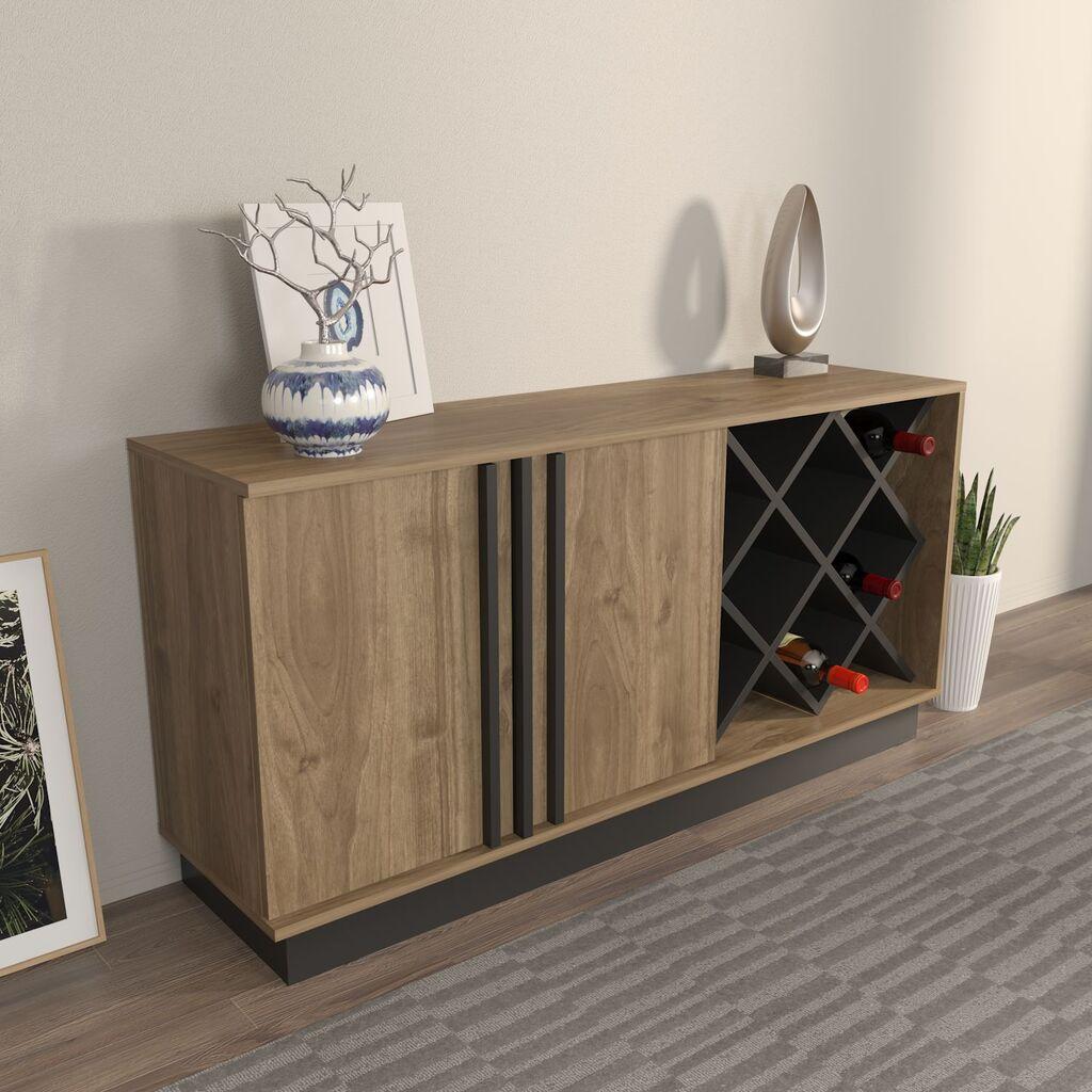 Hanah Home Komoda Luna, 70x40x148 cm, boja oraha