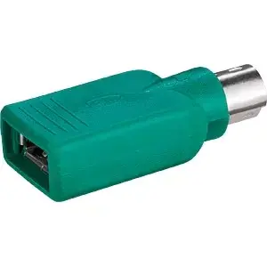 Goobay USB ženski na PS/2 muški, Zeleni