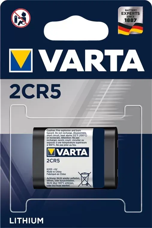 Varta 2 CR 5 (6203 6V), crna