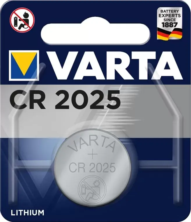 Varta CR 2025, 3V, Siva