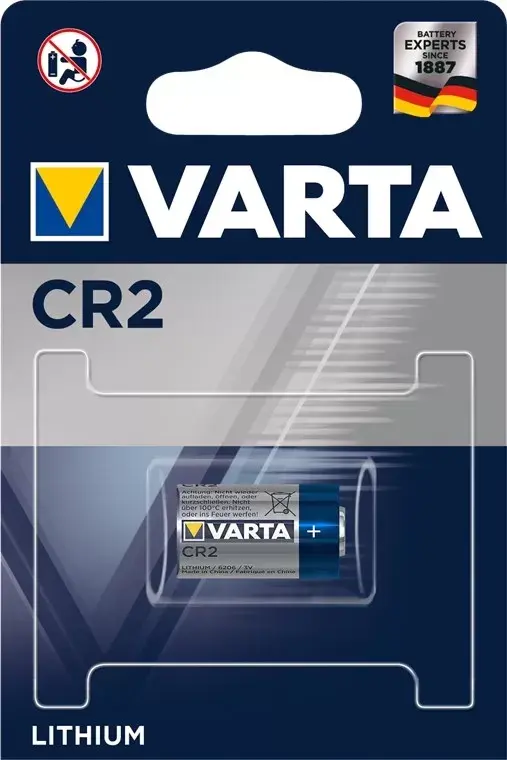 Varta CR 2, 3V, Siva