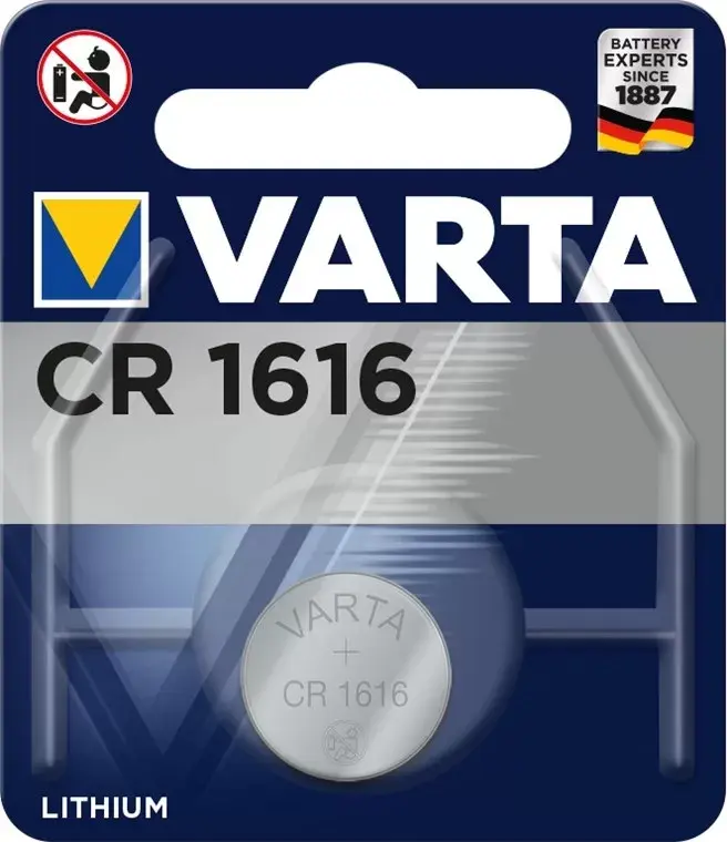 Varta CR1616(6220) 3V, Siva