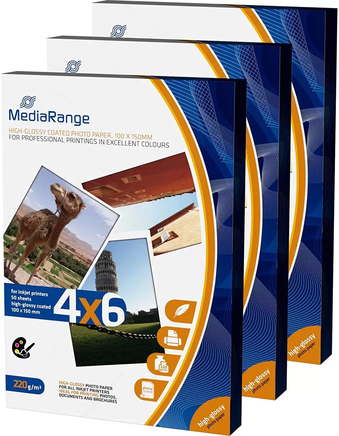 Mediarange 10 x 15 cm Foto papir, 220g, Glossy 50kom pakovanje