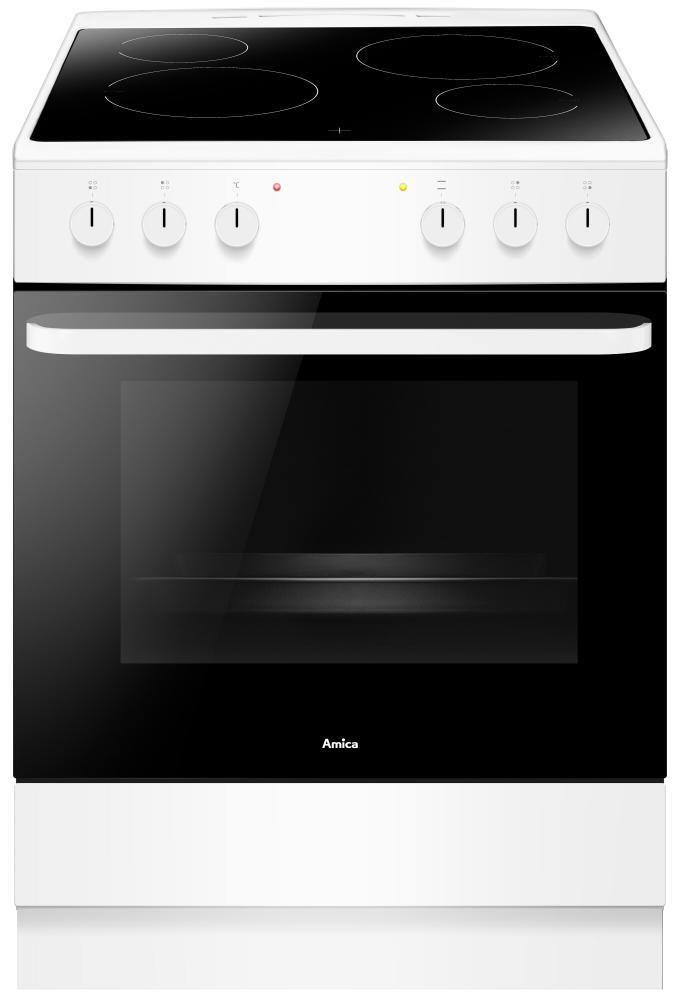 Amica Električni šporet AC6122W, Bijeli
