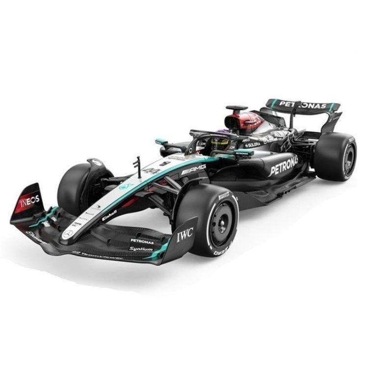Rastar automobil na daljinsko upravljanje Mercedes AMG F1 W15 E, crno-bijela