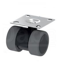 Dabel Točak  Gumeni Fi35Mm Ploča30X30Mm T4117 Opd