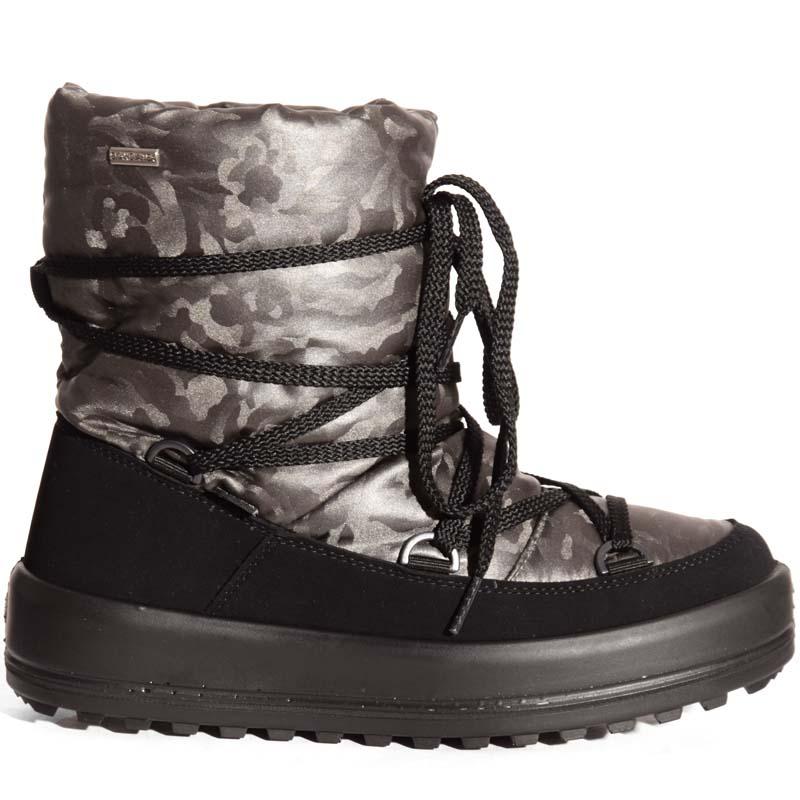 SKANDIA Alaska ženske čizme, srebrno-crne