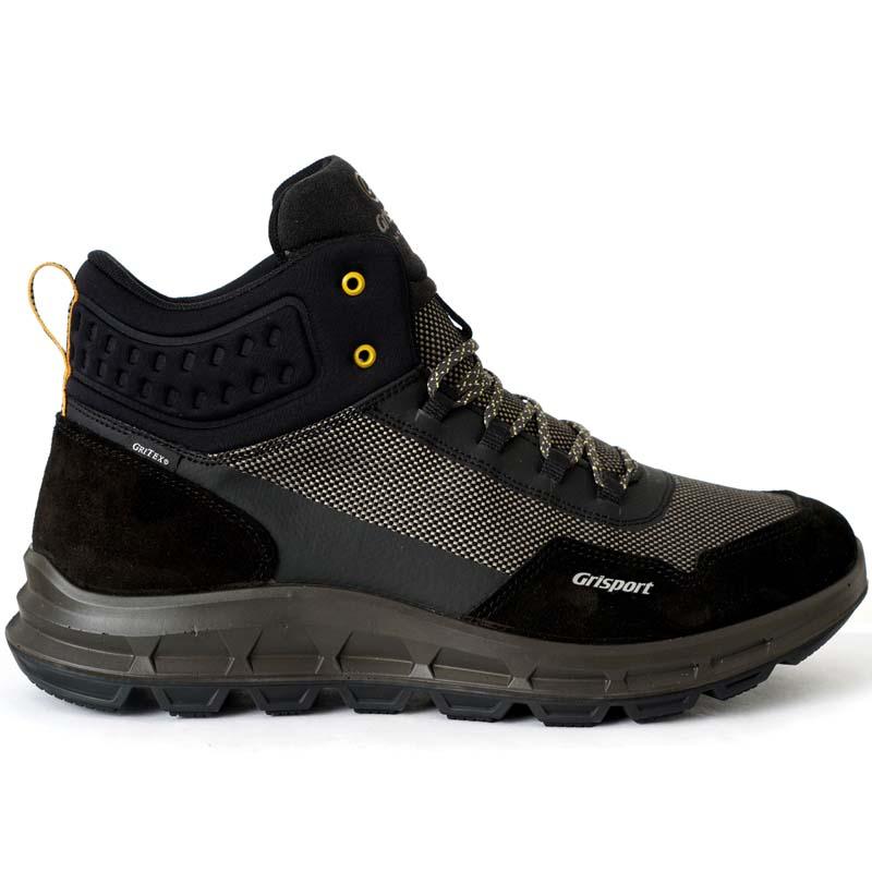 GRI SPORT Freewalk visoke muške cipele, tamno sivo-crne