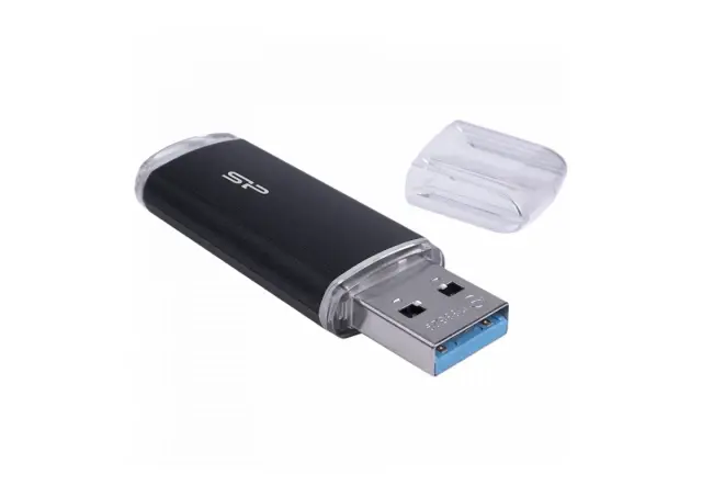 SILICON POWER USB Flash Blaze B02, 32 GB, crna