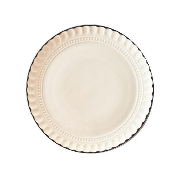 Dezertni tanjiri Fina kuća, 16 cm, 6 komada, Bijeli