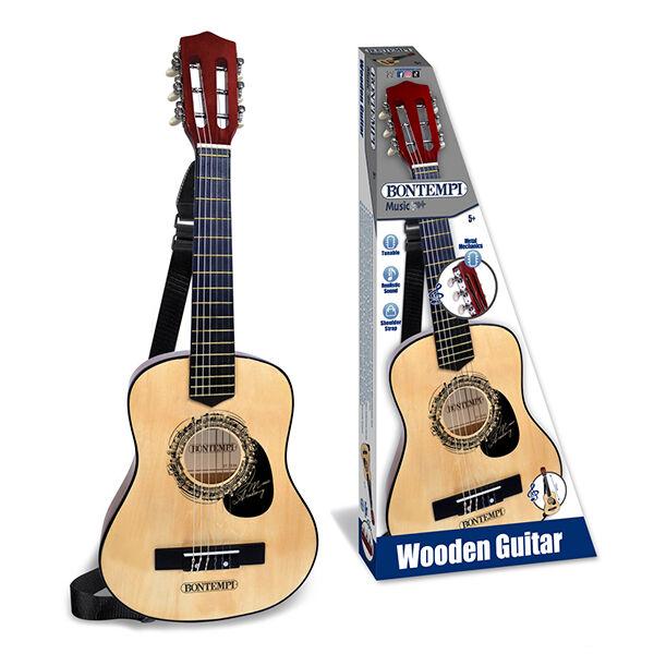 Bontempi Dječija Akustična gitara Wooden Guitar 217530, 75cm