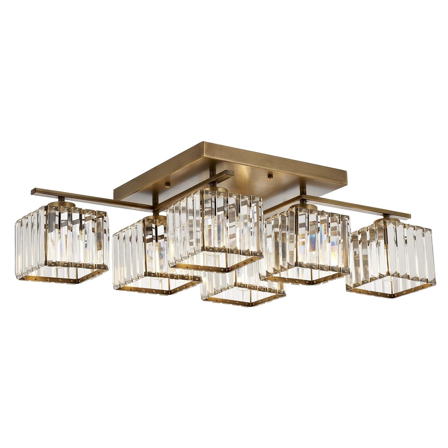 Opviq Luster Av-1795-6E, 80x40x22 cm, 6xE27, 40W, Boja bronze
