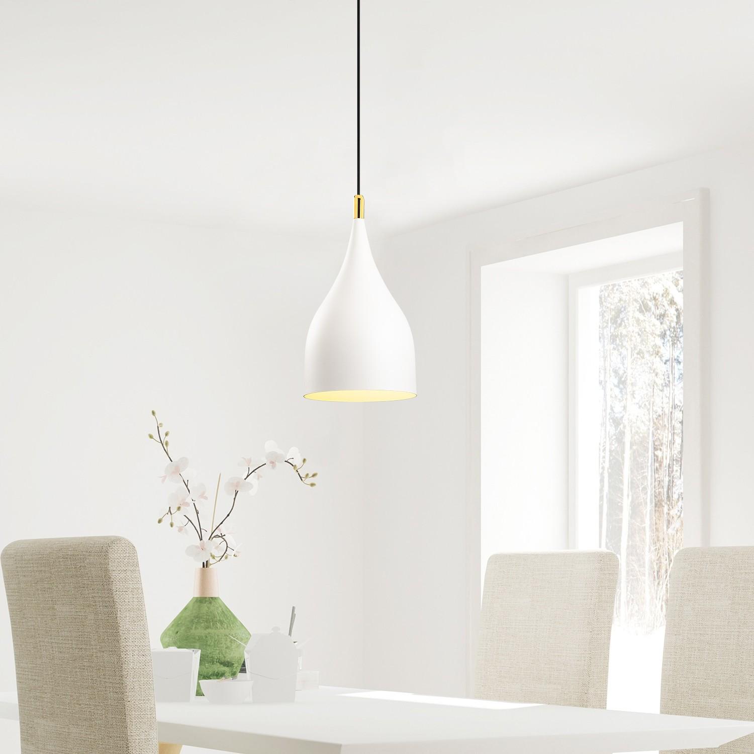 Opviq Luster Saglam-3771, 25 cm, E27, 40W, Bijela
