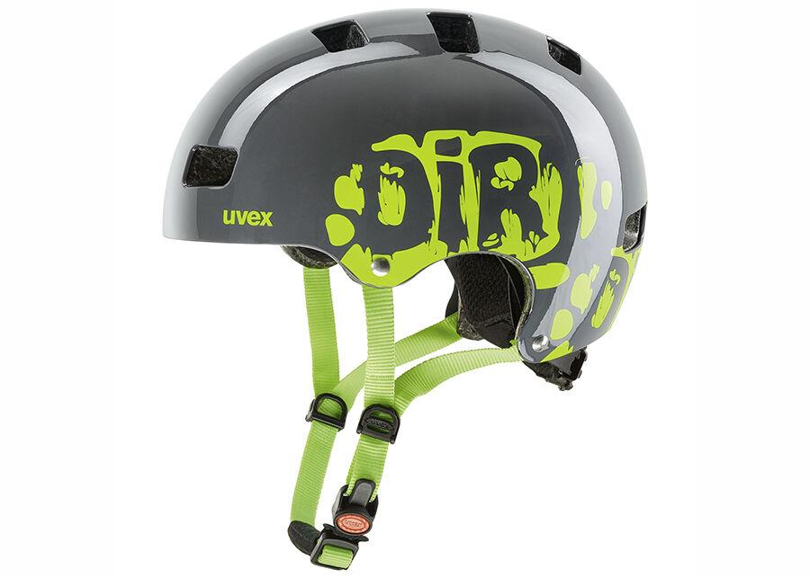Kaciga Dječija Uvex Kid 3 Dirtbike Grey Lime