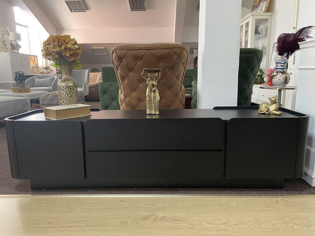 Como Tv Komoda Como 4V 200*H50*50 Crna Mat