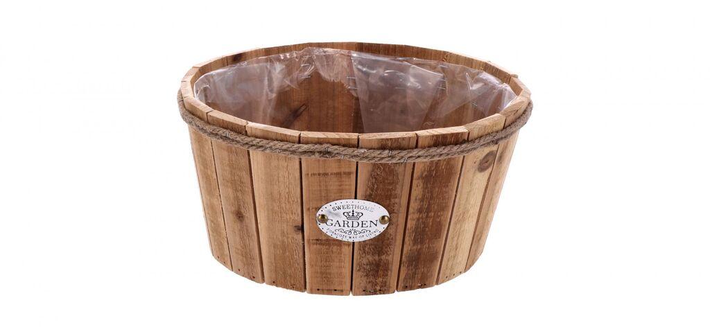 Okrugla Drvena Saksija Julien D30Xh15 112783