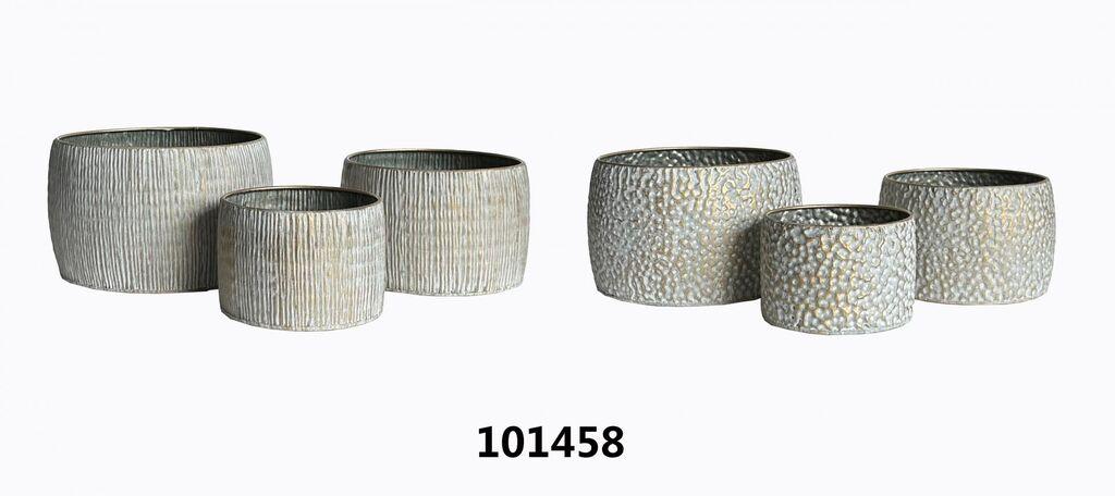 Saksija Metalna 22*14Cm 101461