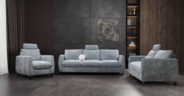 Qubo Garnitura Qubo Tmdf S S15 Sivi Noge Crne