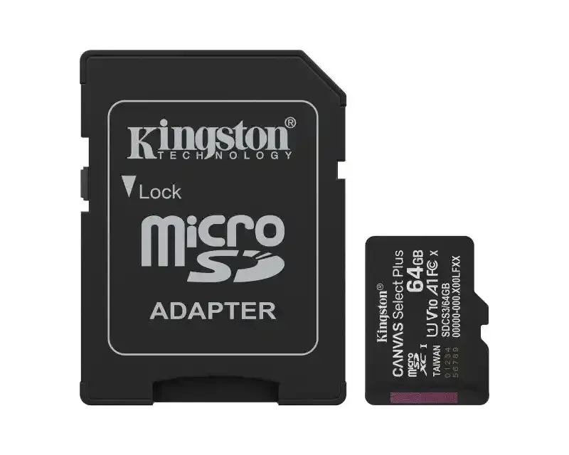 Kingston Micro SD kartica 64GB + SD adapter SDCS3/64GB klasa 10