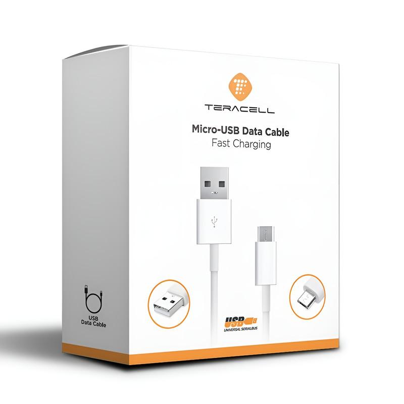 Teracell Data kabal Plus micro USB 2m, Bijela