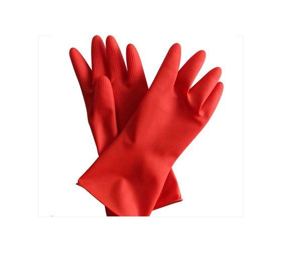 Rukavice, Gumene, Crvene