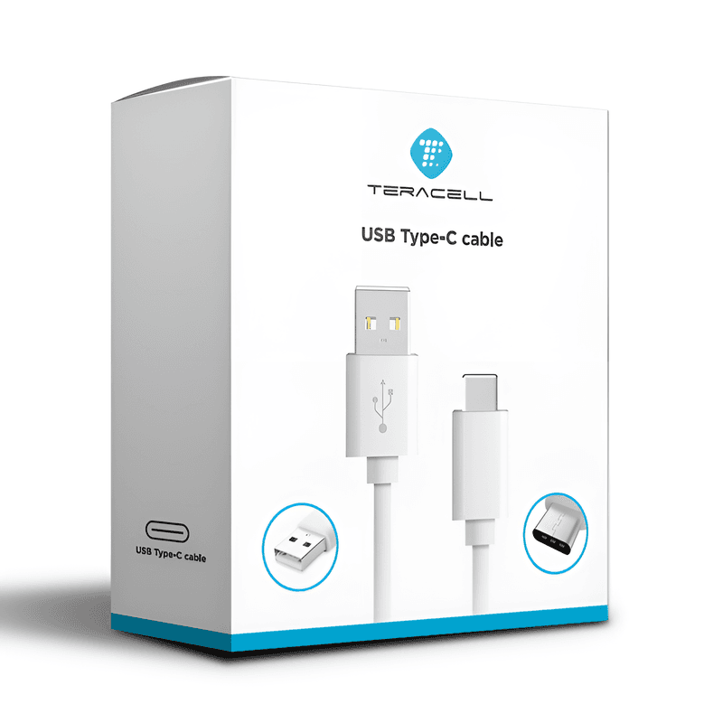 Teracell Data kabal Plus Type C 1.2m, Crna