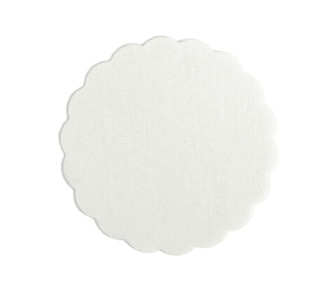 Podmetač za čaše Airlaid, 9 cm, 500/1, Bijeli