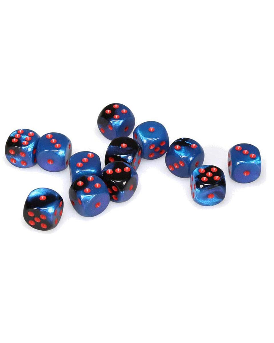 CHESSEX kockice, 12 komada, plave